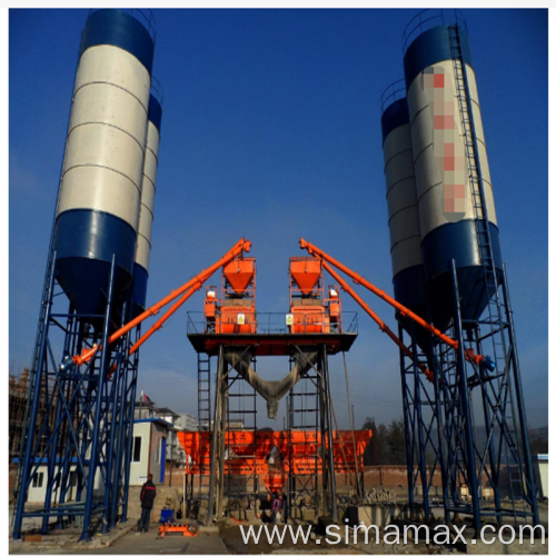 Export to Western Sahara HZS25 Concrete batching plant